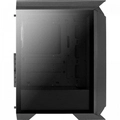 Gabinete Gamer Aerocool Gladiator Preto Rgb Lateral Vidro